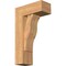Ekena Millwork Funston Block Smooth Bracket w/ Offset Brace, Western Red Cedar, 7 1/2"W x 18"D x 30"H BKT0806X18X30FST05SWR - alternate 1